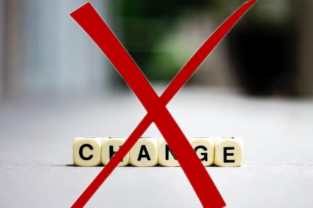 Don’t Want Change