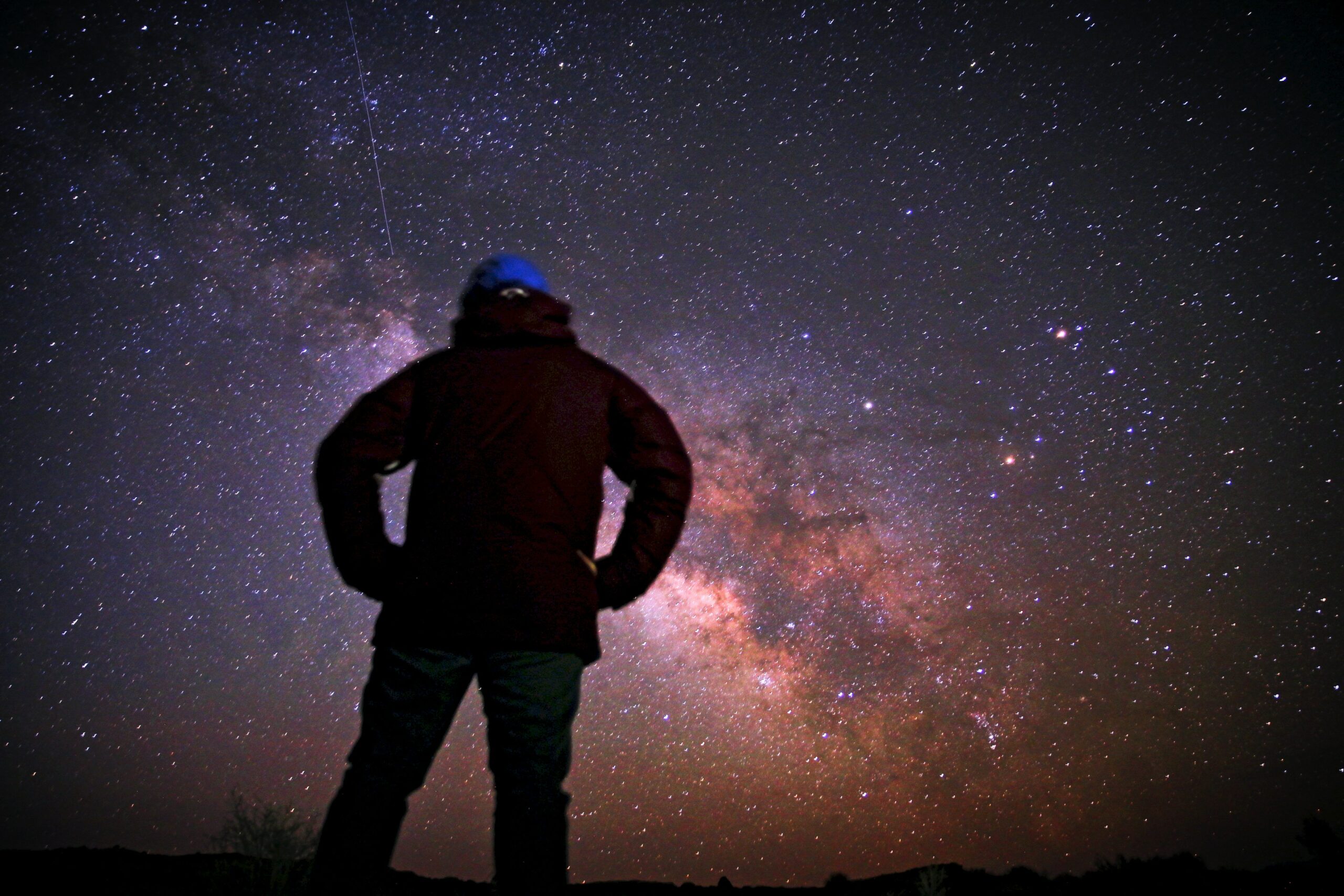 Astronaut and space