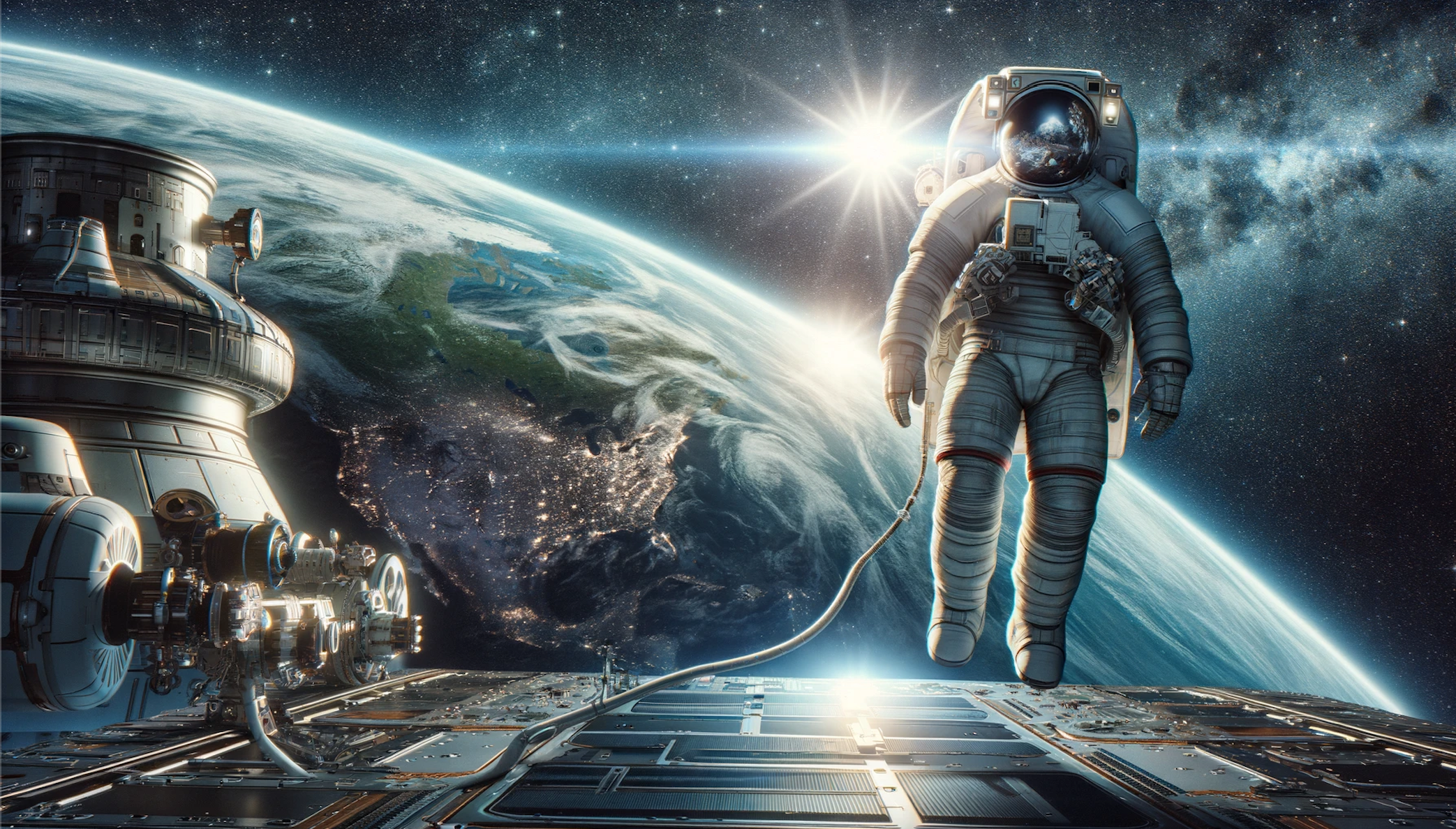 Astronaut in Space Image