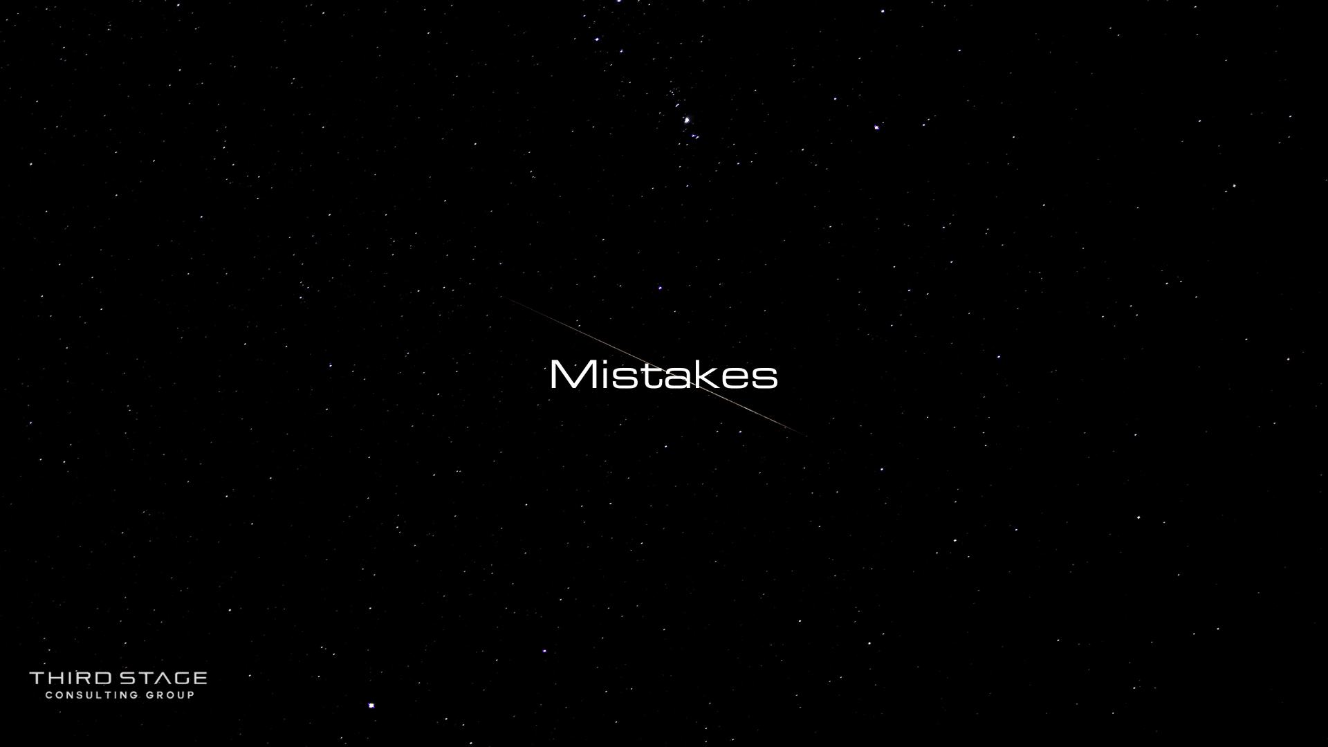 mistakes