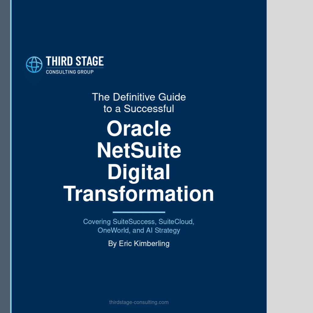 Oracle NetSuite Digital Transformation